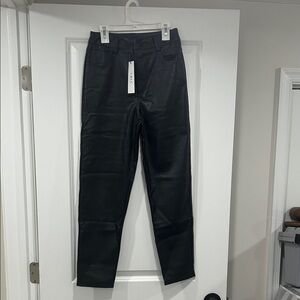NWT- LBLC the Label Charcoal Faux Leather Pants